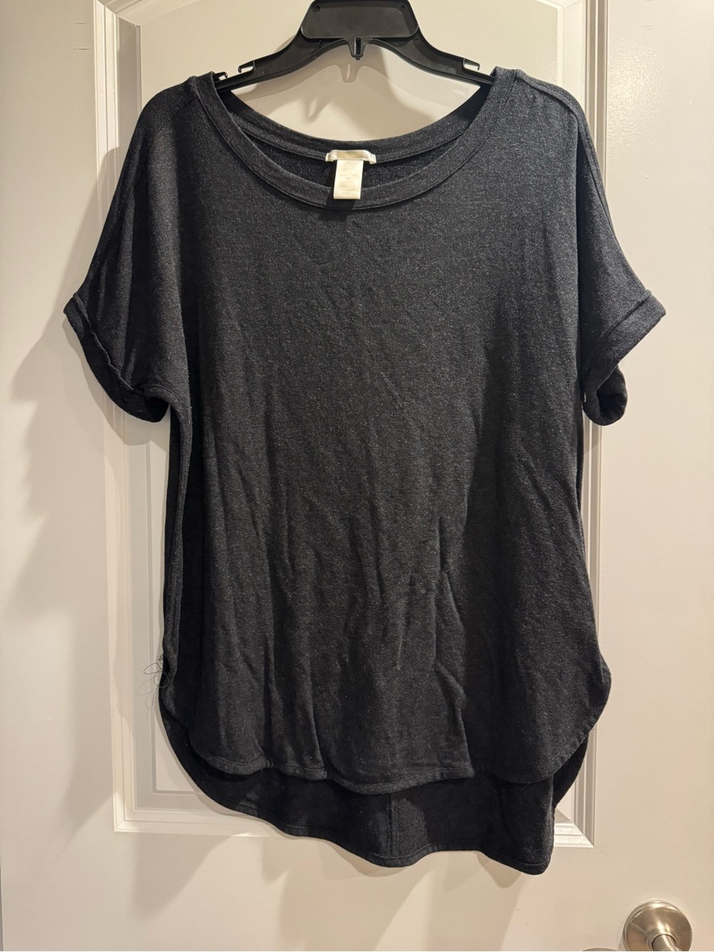 Matty M Rolled-Cuff Short Sleeve Tee